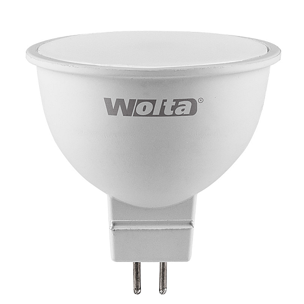 Светодиодная лампа WOLTA 5Вт 6500K GU5.3 матовая 25WMR16-220-5GU5.3