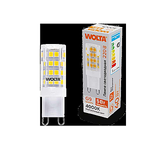 Светодиодная лампа WOLTA 5Вт 4000K G9 кукуруза матовая WSTD-JCD-5W4KG9-C
