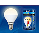 Лампа светодиодная (UL-00002373) Uniel E14 6W 3000K матовая LED-C37-6W/WW/E14/FR/MB PLM11WH