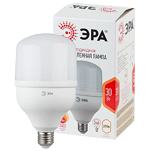 Лампа светодиодная Эра E27 30W 2700K LED POWER T100-30W-2700-E27 Б0027002