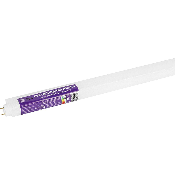 Лампа светодиодная Эра RED LINE LED T8-30W-865-G13-1200mm NTB 30Вт Б0071251