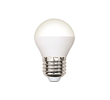 Лампа светодиодная Volpe LED-G45-6W/3000K/E27/FR/SLS UL-00008805