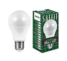Лампа светодиодная Saffit SBA6525 шар E27 25W 6400K 55089