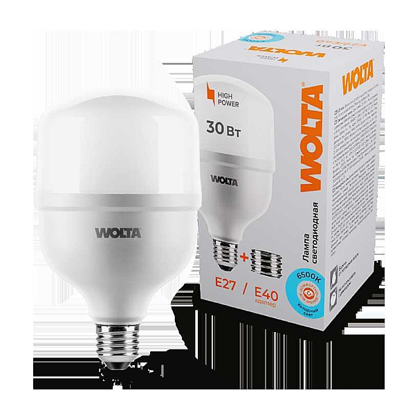 Светодиодная лампа WOLTA 25WHP30E27/40