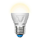 Лампа светодиодная (UL-00002420) Uniel E27 7W 3000K матовая LED-G45 7W/WW/E27/FR PLP01WH