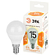 Лампа светодиодная Эра STD LED P45-15W-827-E14 2700K шар