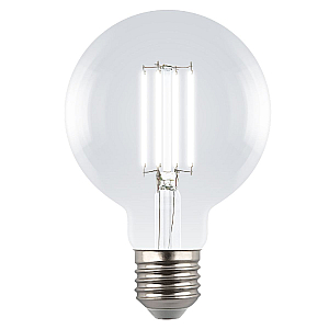 Лампа светодиодная филаментная Uniel LED-G95-5W/4000K/E27/CL GLY01TR UL-00011943