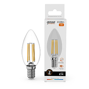 Лампа светодиодная Gauss Filament Elementary E14 10W 2700K 32110
