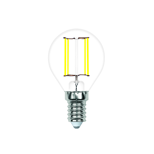 Лампа светодиодная Volpe LED-G45-5,5W/4000K/E14/CL/SLF UL-00008458