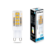 Лампа светодиодная Feron G9 5W 6400K Прямосторонняя Матовая LB-432 25771