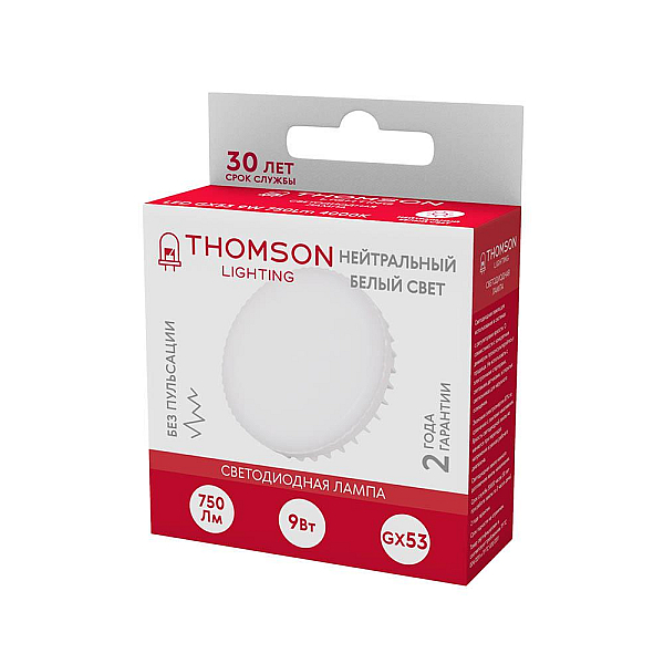 Лампа светодиодная Thomson GX53 9W 4000K TH-B4007