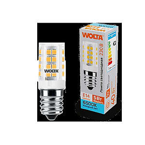 Светодиодная лампа WOLTA 5Вт 6500K E14 кукуруза матовая WSTD-JCD-5W6KE14-C