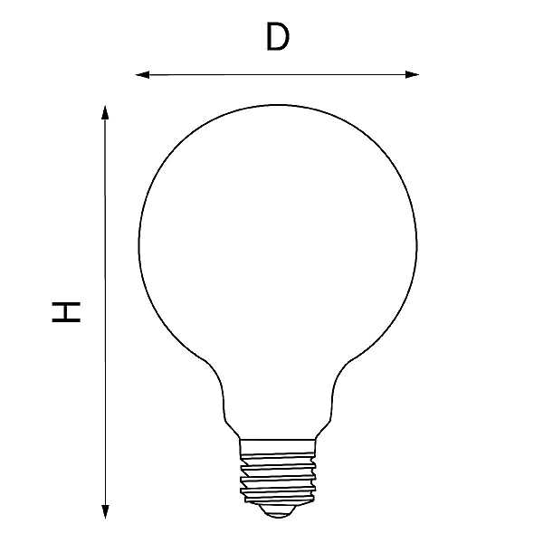 Лампа светодиодная филаментная Lightstar LED Filament E27 8W 3000K груша янтарная 933302