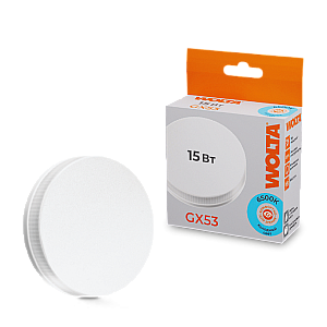 Светодиодная лампа WOLTA 15Вт 6500K GX53 матовая 25W75R15GX53