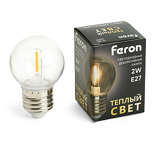 Лампа светодиодная Feron LB-383 E27 2W 2700K 48931