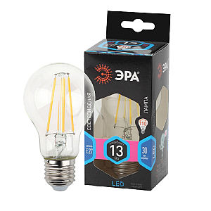 Лампа светодиодная Эра E27 13W 4000K F-LED A60-13W-840-E27 Б0035028