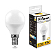 Lampa svetodiodnaya feron e14 7w 2700k shar matovaya lb 95 25478