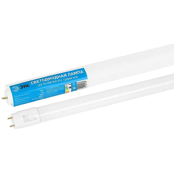 Лампа светодиодная Эра RED LINE LED T8-30W-840-G13-1200mm NTB 30Вт Б0071250