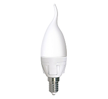 Лампа светодиодная Uniel LED-CW37 7W/6500K/E14/FR PLP01WH UL-00011016