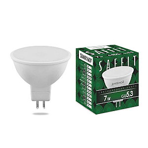 Лампа светодиодная Saffit SBMR1607 MR16 GU5.3 7W 6400K 55029