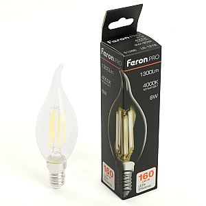 Лампа светодиодная Feron LB-1218 E14 8W 4000K 51266