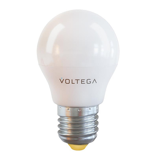 Лампа светодиодная Voltega E27 7W 2800К матовая VG2-G45E27warm7W 7052