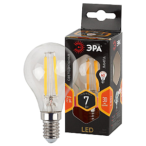 Лампа светодиодная Эра E14 7W 2700K F-LED P45-7W-827-E14 Б0027946