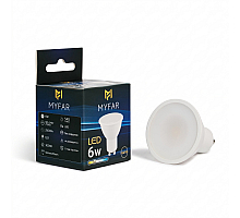 Лампа светодиодная Myfar Базиc GU10 MB1201GU10-6W3K