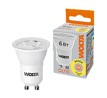 Светодиодная лампа WOLTA MR11 6Вт 3000K матовая WSTD-JCDR-MR11-6W3KGU10-L