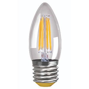Лампа светодиодная Voltega E27 6W 2800K прозрачная VG10-C1E27warm6W-F 7046