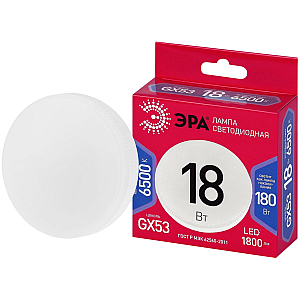 Лампа светодиодная Эра RED LINE LED GX-18W-865-GX53 R 18Вт таблетка Б0071260