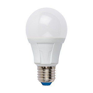 Лампа светодиодная (UL-00005036) Uniel E27 18W 3000K матовая LED-A60 18W/3000K/E27/FR PLP01WH