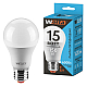 Светодиодная лампа WOLTA LX 15Вт 6500К Е27 груша матовая 30W60BL15E27