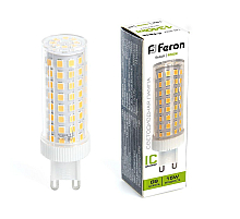 Лампа светодиодная Feron G9 15W 4000K капсульная LB-437 38213