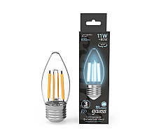Лампа светодиодная Gauss Filament E27 11W 4100K 103802211