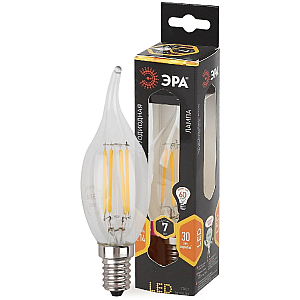 Лампа светодиодная Эра E14 7W 2700K F-LED BXS-7W-827-E14 Б0027944