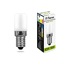 Лампа светодиодная Feron E14 2W 4000K Цилиндр Матовая LB-10 25897