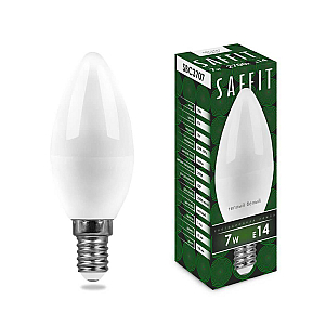 Лампа светодиодная Saffit SBC3707 Свеча E14 7W 2700K 55030