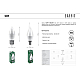 Лампа светодиодная Saffit E27 9W 4000K Свеча Матовая SBC3709 55129