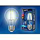 Лампа светодиодная филаментная (UL-00001371) Uniel E14 6W 4000K прозрачная LED-G45-6W/NW/E14/CL PLS02WH
