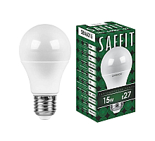 Лампа светодиодная Saffit SBA6015 шар E27 15W 6400K 55012