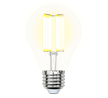 Лампа светодиодная (UL-00005897) Uniel E27 23W прозрачная LED-A70-23W/3000K/E27/CL PLS02WH