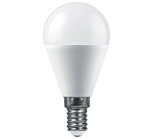 Лампа светодиодная Saffit SBG4520 шар матовый E14 20W 230V 6400K 55280