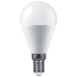 Лампа светодиодная Saffit SBG4520 шар матовый E14 20W 230V 6400K 55280