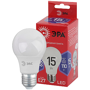 Лампа светодиодная Эра E27 15W 6500K LED A60-15W-865-E27 R Б0046357