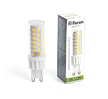 Лампа светодиодная Feron G9 13W 4000K капсульная LB-436 38153