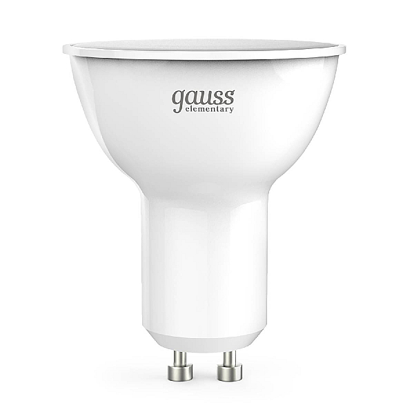 Лампа светодиодная Gauss GU10 11W 4100K матовая 13621