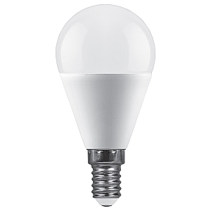 Лампа светодиодная Feron LB-990 шар матовый E14 15W 175-265V 4000K 52079
