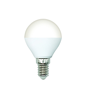 Лампа светодиодная Volpe Optima LED-G45-7W/4000K/E14/FR/SLS UL-00008818