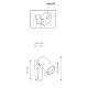 Лампа светодиодная Voltega GX53 9W 2800K матовая 7772